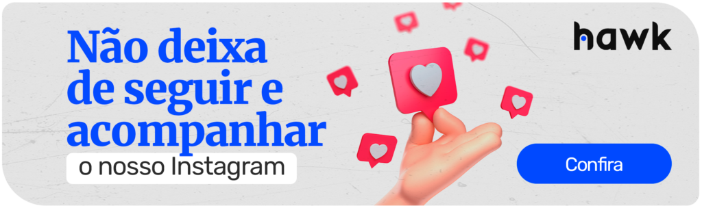 instagram hawk marketing com conteúdos sobre marketing, vendas e tecnologia
